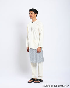 Bangsawan Baju Melayu Set Adults - CREAM