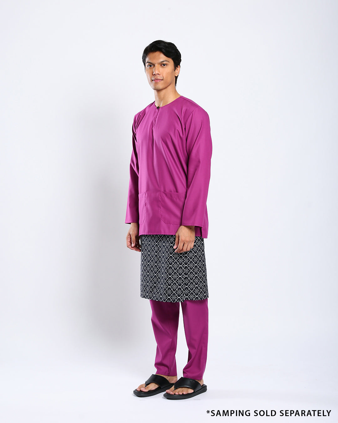 Bangsawan Baju Melayu Set Adults - MAGENTA