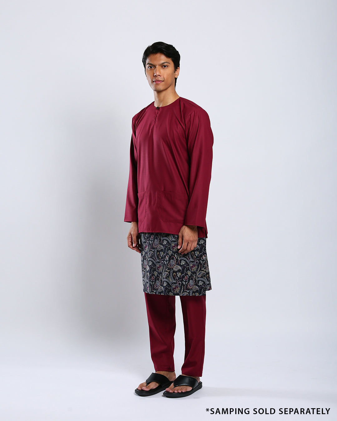 Bangsawan Baju Melayu Set Adults - MAROON