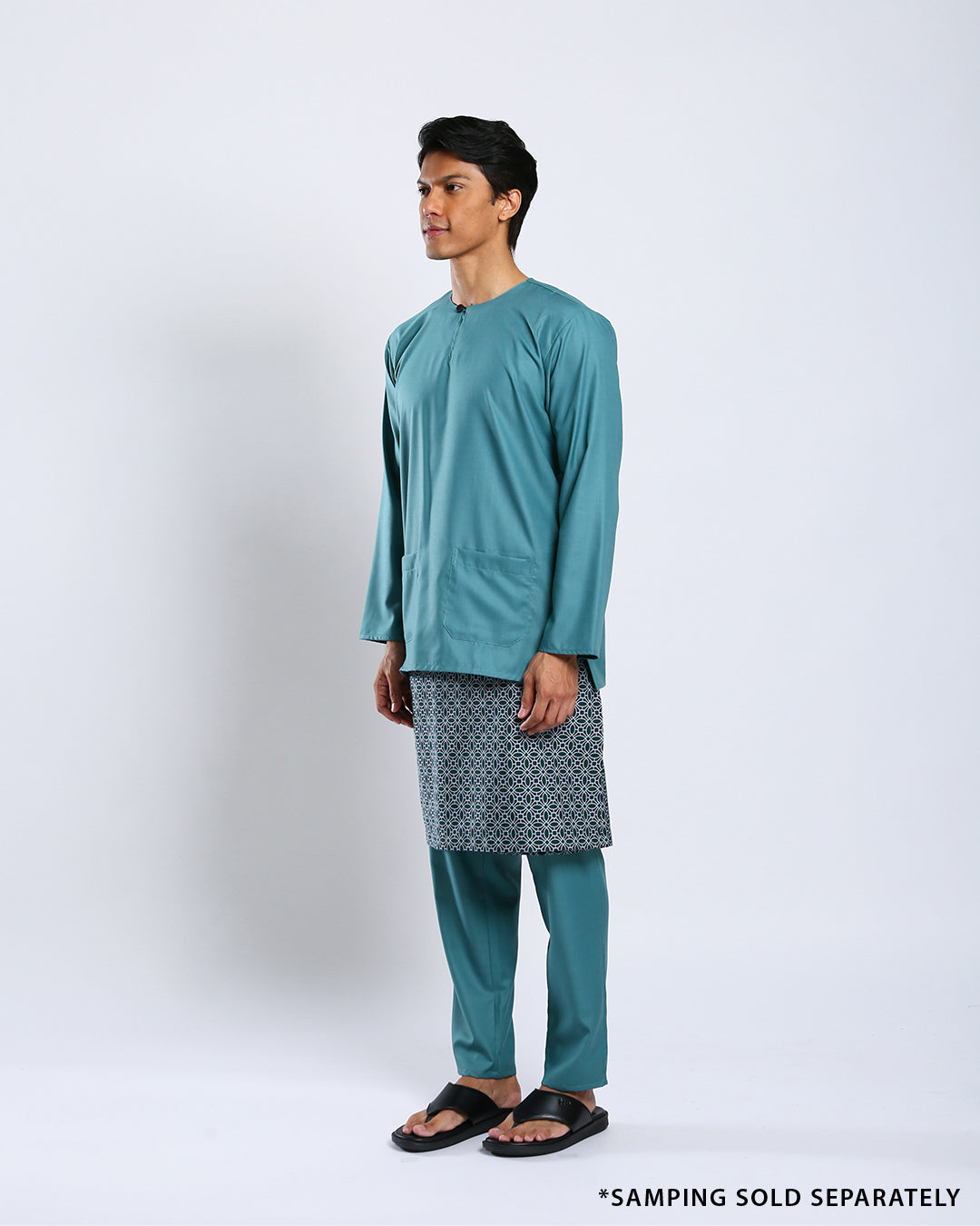 Bangsawan Baju Melayu Set Adults - TEAL