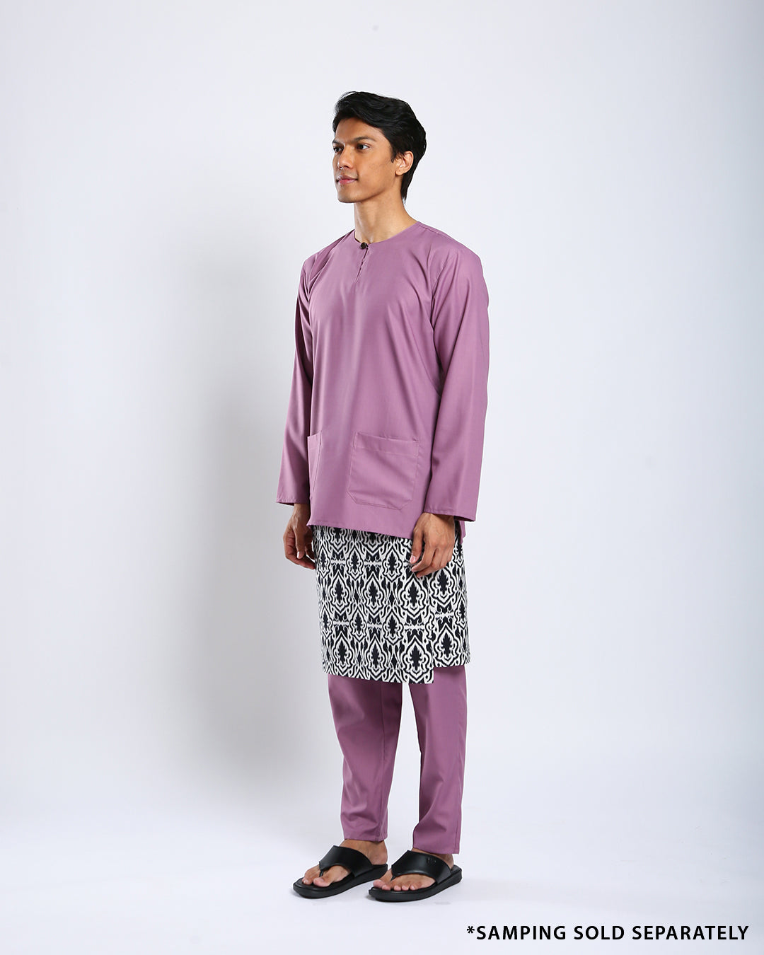 Bangsawan Baju Melayu Set Adults - LIGHT PURPLE