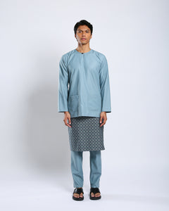 Bangsawan Baju Melayu Set Adults - DENIM