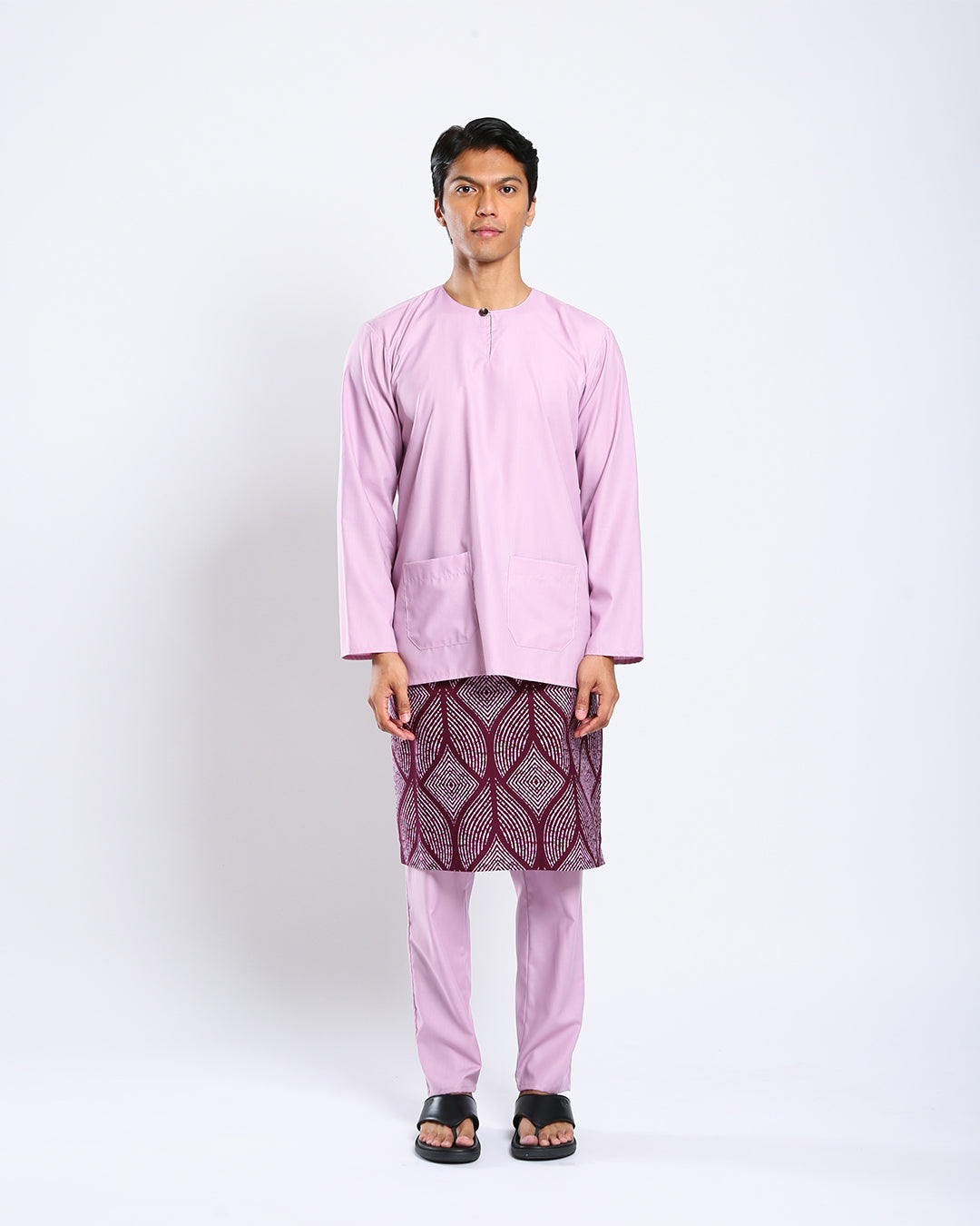 Bangsawan Baju Melayu Set Adults - LILAC