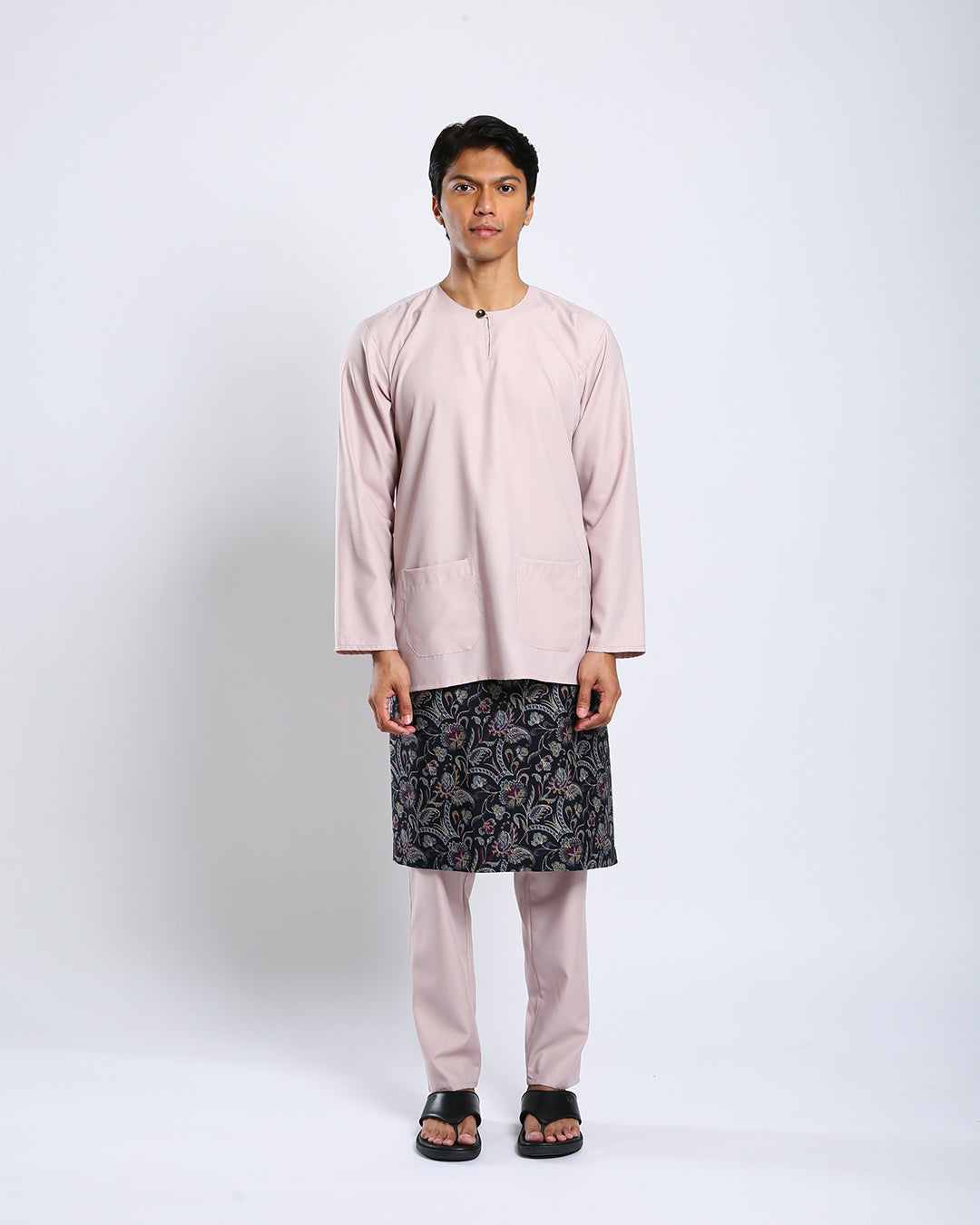 Bangsawan Baju Melayu Set Adults - BEIGE