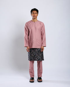 Bangsawan Baju Melayu Set Adults - DUSTY PURPLE