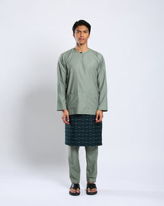 Bangsawan Baju Melayu Set Adults - SAGE