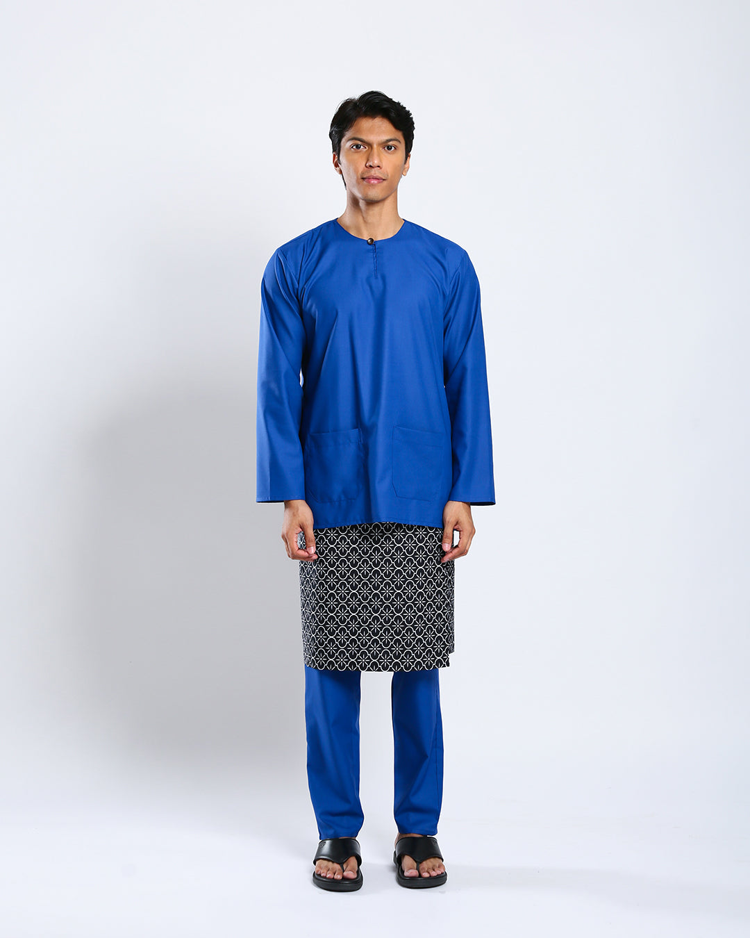 Bangsawan Baju Melayu Set Adults - ROYAL BLUE