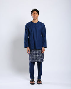 Bangsawan Baju Melayu Set Adults - NAVY