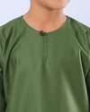 Bangsawan Baju Melayu Set Kids - OLIVE