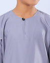 Bangsawan Baju Melayu Set Kids - SILVER