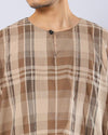 Desa Oversize Set Adults - PLAID HAZELNUT
