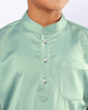 Mahkota Baju Melayu Set FS Kids - ALOE GREEN