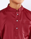 Mahkota Baju Melayu Set FS Kids - MAROON