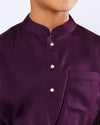 Mahkota Baju Melayu Set MS Kids - ROYAL PURPLE