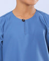 Bangsawan Baju Melayu Set Kids - TURQUOISE