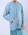Bangsawan Baju Melayu Set Adults - DENIM