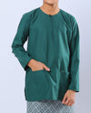 Bangsawan Baju Melayu Set Kids - EMERALD