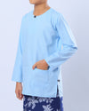Bangsawan Baju Melayu Set Kids - LIGHT BLUE