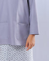 Bangsawan Baju Melayu Set Kids - SILVER