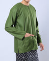 Bangsawan Baju Melayu Set Adults - OLIVE