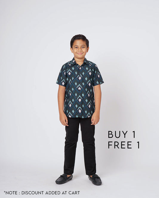 Tuah Batik Shirt Kids - DAMAI