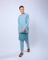 Bangsawan Baju Melayu Set Adults - DENIM