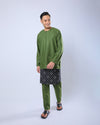 Bangsawan Baju Melayu Set Adults - OLIVE