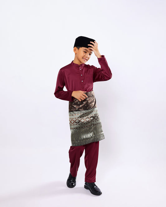 Mahkota Baju Melayu Set FS Kids - MULBERRY