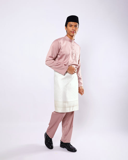 Mahkota Baju Melayu Set FS Adults - DUSTY PINK
