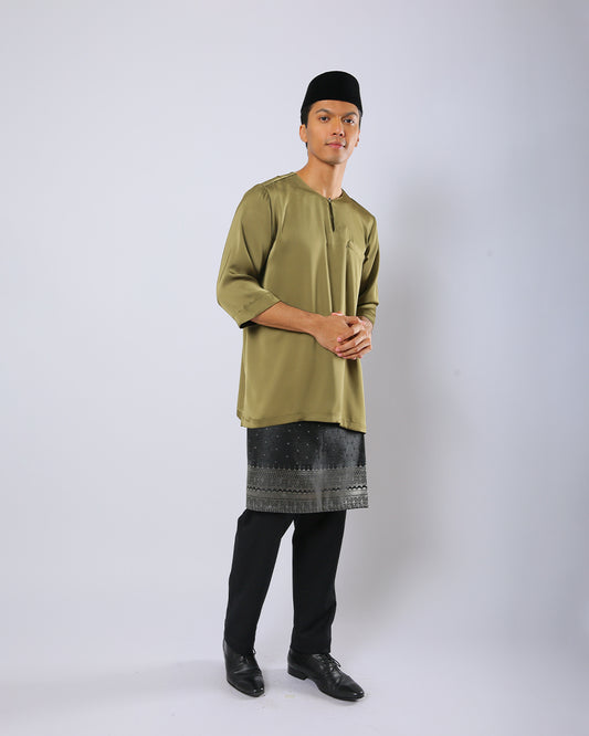 Kerabat Baju Melayu Set Adults - OLIVE