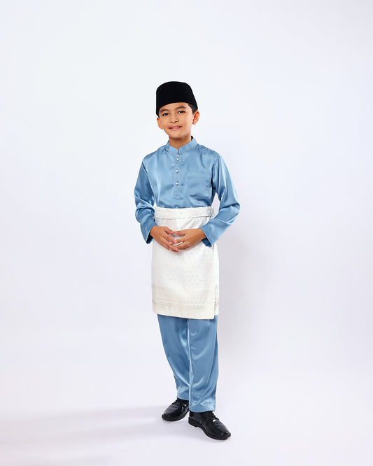 Mahkota Baju Melayu Set MS Kids - TURQUOISE