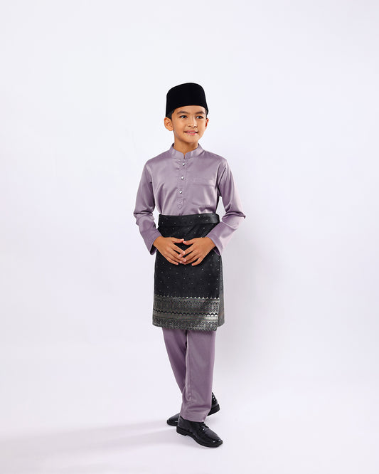 Mahkota Baju Melayu Set FS Kids - MAUVE