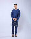 Bangsawan Baju Melayu Set Adults - NAVY
