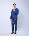 Bangsawan Baju Melayu Set Adults - NAVY