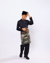 Mahkota Baju Melayu Set FS Kids - BLACK