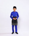 Mahkota Baju Melayu Set FS Kids - ROYAL BLUE