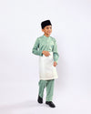 Mahkota Baju Melayu Set FS Kids - ALOE GREEN