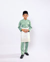Mahkota Baju Melayu Set FS Kids - ALOE GREEN