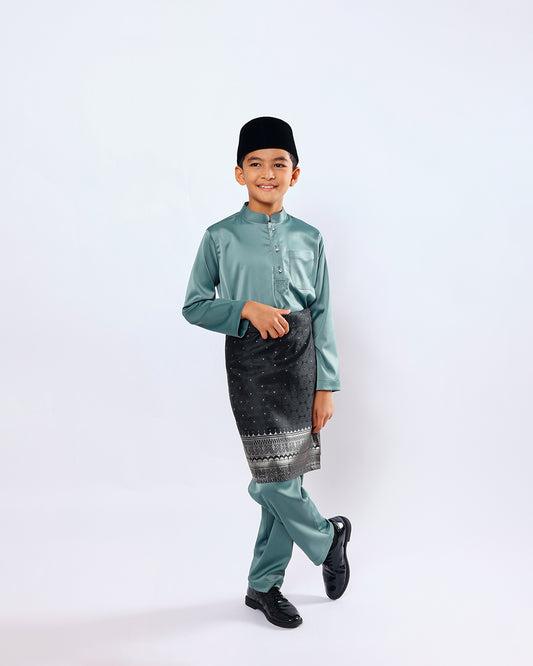 Mahkota Baju Melayu Set FS Kids - TEAL