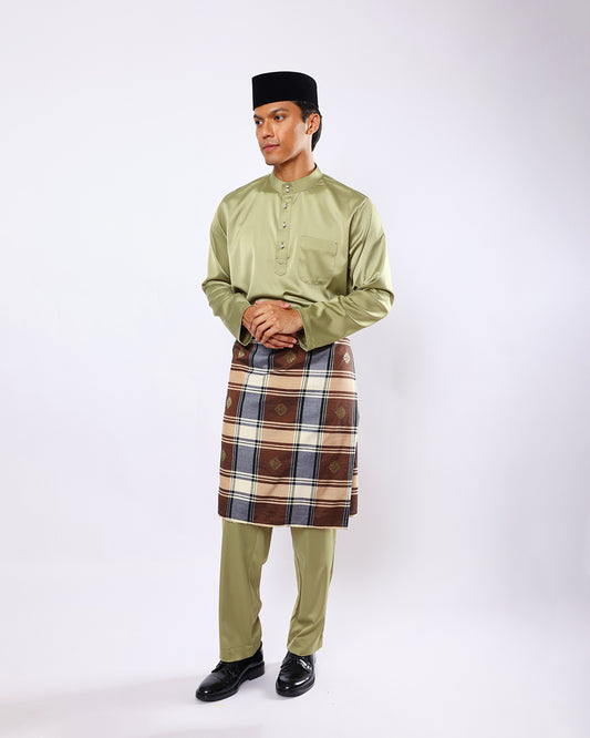 Mahkota Baju Melayu Set FS Adults - PISTACHIO