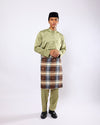 Mahkota Baju Melayu Set FS Adults - PISTACHIO
