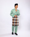 Mahkota Baju Melayu Set FS Adults - ALOE GREEN