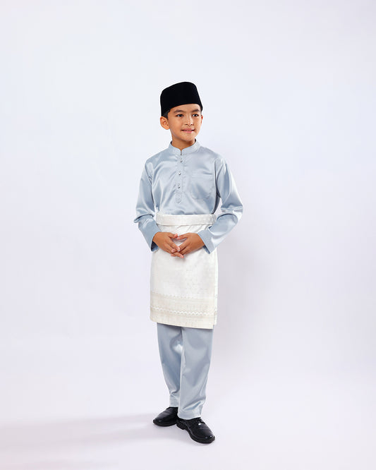 Mahkota Baju Melayu Set FS Kids - SILVER