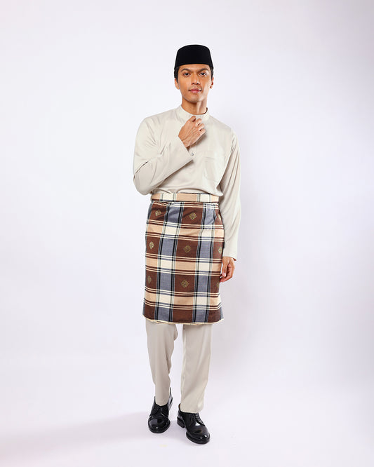 Mahkota Baju Melayu Set FS Adults - BEIGE