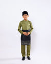Mahkota Baju Melayu Set FS Kids - OLIVE