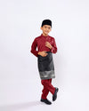 Mahkota Baju Melayu Set FS Kids - MAROON