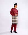Mahkota Baju Melayu Set FS Adults - MAROON