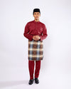 Mahkota Baju Melayu Set FS Adults - MAROON