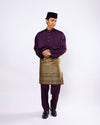 Mahkota Baju Melayu Set MS Adults - ROYAL PURPLE