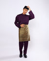 Mahkota Baju Melayu Set MS Adults - ROYAL PURPLE